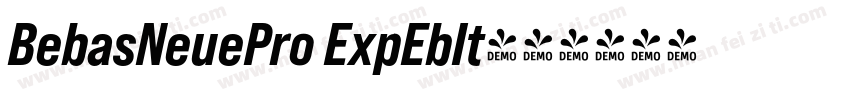 BebasNeuePro ExpEbIt字体转换